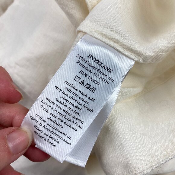 NWT Everlane The Linen Double Breasted Blazer Women's Size 2 - Picture 15 of 16